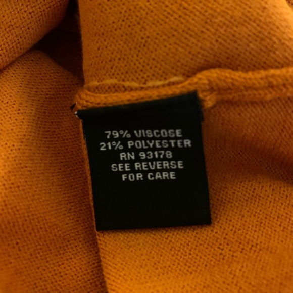 Premise Orange VNeck Sweater - Picture 5 of 5